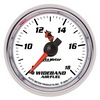 2-1/16" WIDEBAND, AIR/FUEL RATIO, ANALOG, 8:1-18:1 AFR, C2